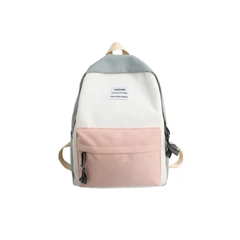 

Canvas Backpack Women Shoulder School Backpack For Teenage Girl Bagpack Casual Laptop Backpacks Female Rucksack Knapsack 2020