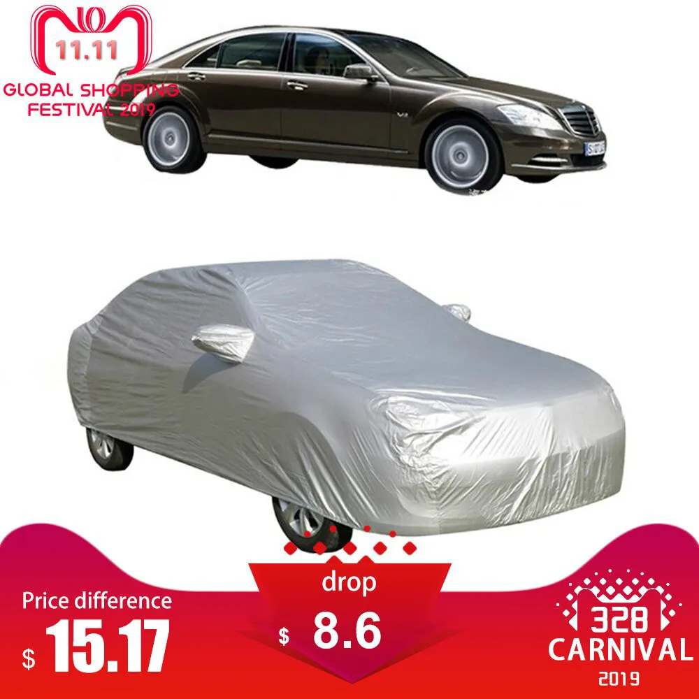 Универсальный M L XL чехол для автомобиля солнцезащитный козырек защита от снега и
