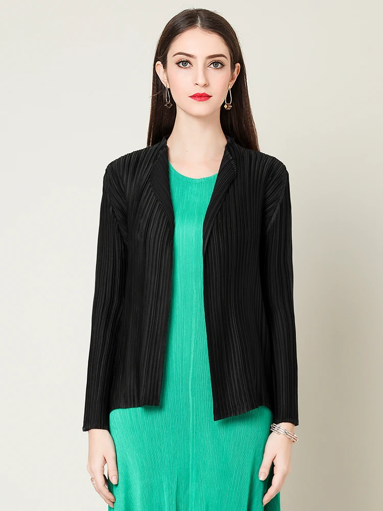 

Women's clothing Cardigan Short coat Long sleeves Spring and Autumn New Style of 2019 Fold Arbitrary collocation Trend