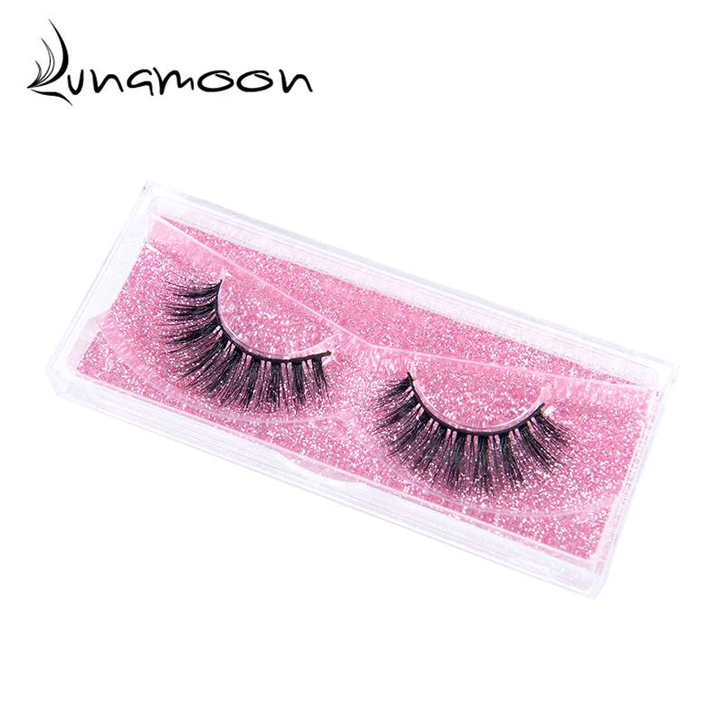 

Lunamoon Eyelashes 3D Mink Eyelashes Soft Natural Long Criss-cross False Handmake Makeup Eyelash Extension