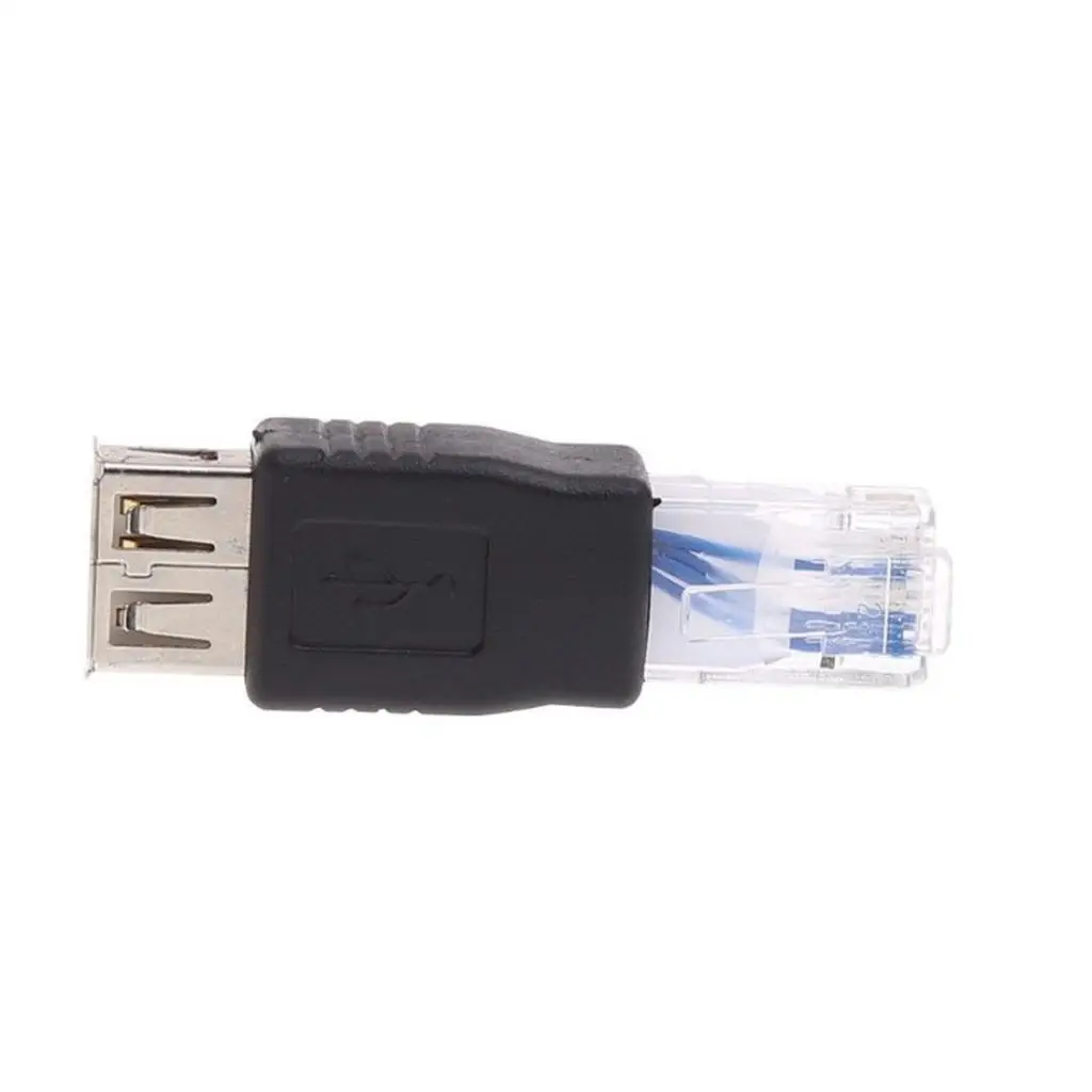 10 шт. RJ45 штекер USB Женский LAN Сетевой разъем адаптеры Конвертеры | Компьютеры и