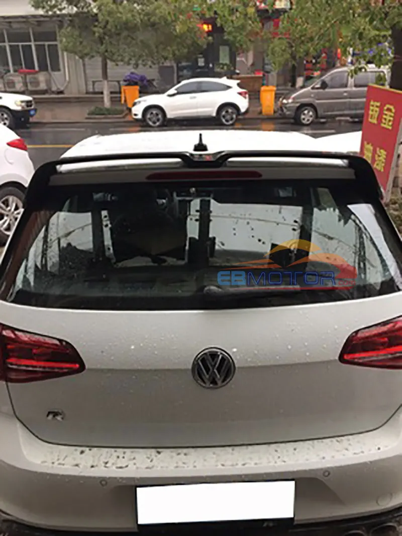 OET Настоящее покрытие из углеродного волокна багажник выступ Спойлеры для Volkswagen VW Golf 7 MK7 Golf GTI RLINE 2014UP V090
