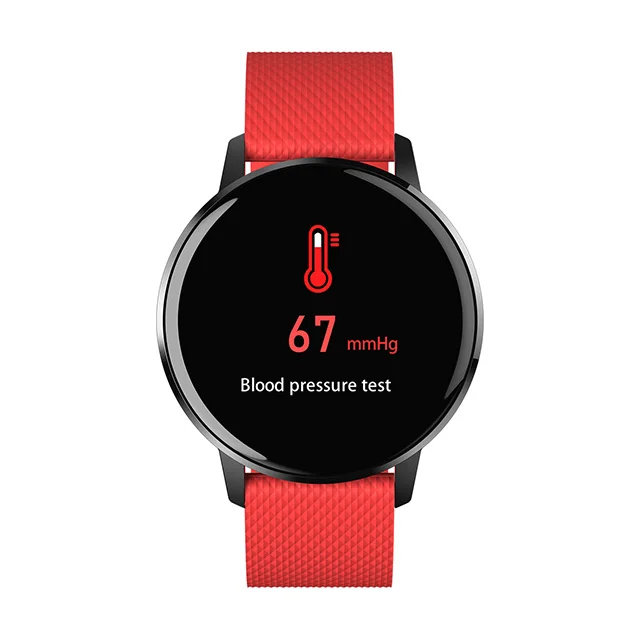 SANDA Mannen Bluetooth Smart Horloge IP68 Водонепроницаемый Hartslag Bloeddruk фитнес-трекер Mannen спортивные Смарт-часы для IOS Android - Цвет: Красный