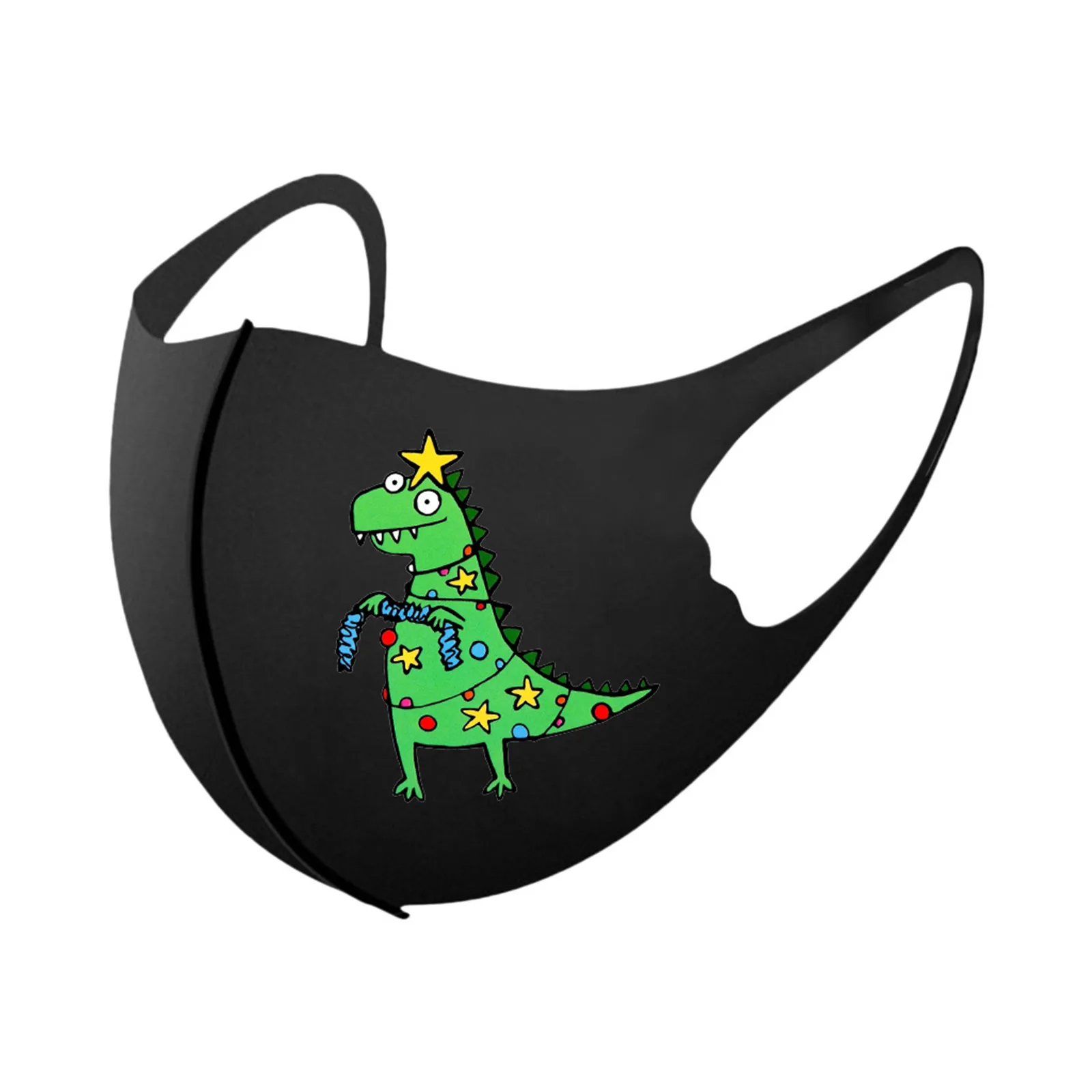 1PC Children Cycling Mask Kids Boys Girls Cartoon Dinosaur Printing Washable Adjustable Lovely Face Cover Mascarill | Спорт и