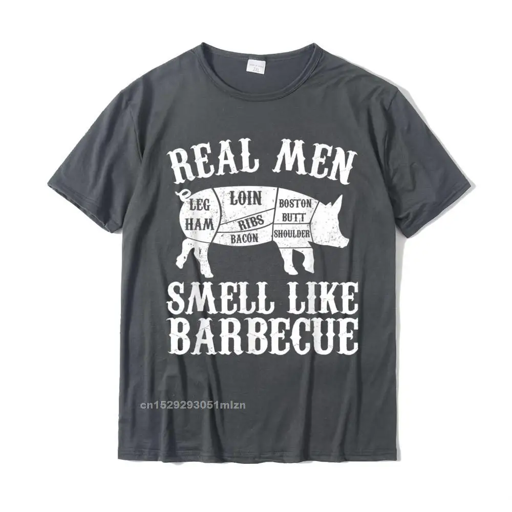 Tops Shirt Design Tee Shirt Summer/Fall Special Casual Short Sleeve Cotton Fabric Crew Neck Mens T-Shirt Casual Mens Real Men Smell Like Barbeque BBQ Barbecue Grilling Gift T-Shirt__4569 carbon
