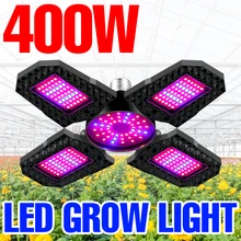 

LED Lamp For Plants LED Growth Light E27 Indoor Lighting Phyto Lamp 220V Full Spectrum Lampara E26 Grow Tent Bulb 200W 300W 400W