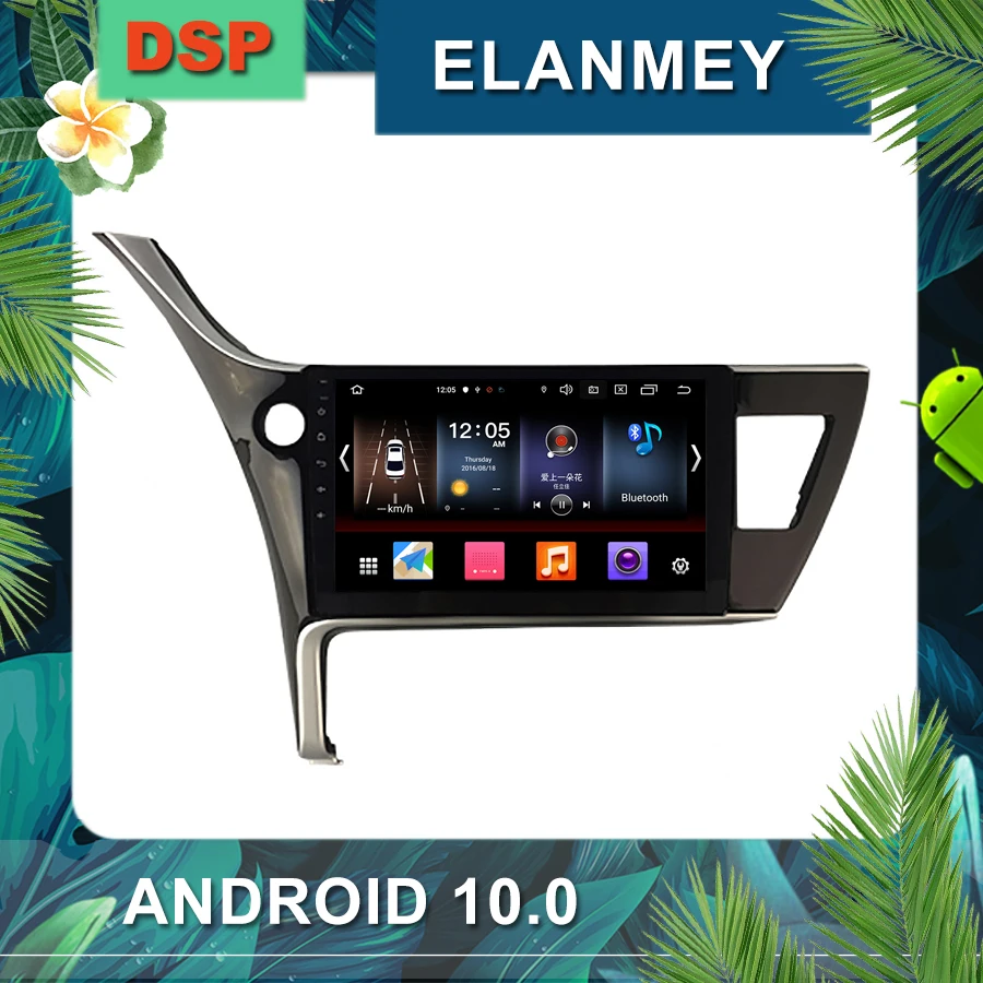 

Latest Android 10.0 car radio For Toyota Corolla 2017 car multimedia navigation stereo with DSP sound head unit car GPS