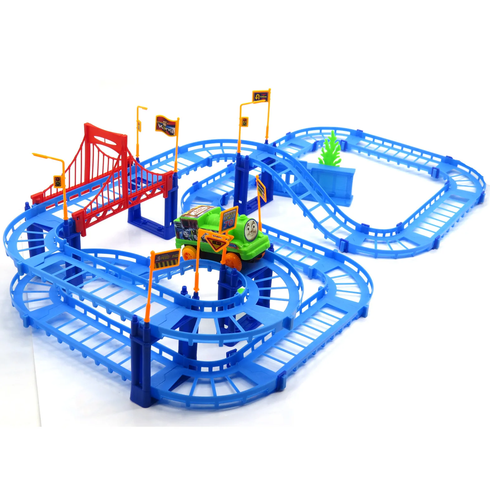 

Double Layer Flexible Camera Track Car Fast Camera Track Three-Selectable Splicing Toy Wechat Business Hot Selling
