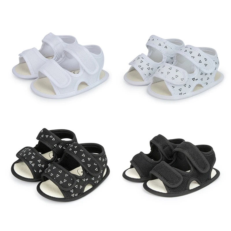 Newborn Baby Sandals Infant Boy Girl Non-slip Cotton Sole Flower Garden Park First Walkers Summer Outdoor Shoes