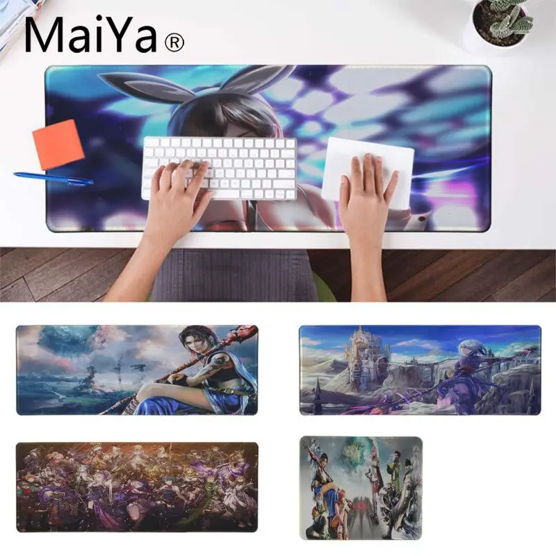 MaiYa final fantasy game art красивый коврик для мышки в стиле аниме большая акция большой игровой коврик для мыши клавиатуры коврик