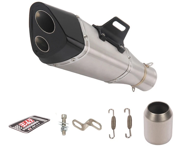 Универсальный 51 мм Yoshimura мотоцикл выхлопной для yamahaR15 R25 R3 R6 Kawasaki ninja250 400 650 глушитель выхлопной трубы выхлопная труба для мотоцикла - Цвет: A1