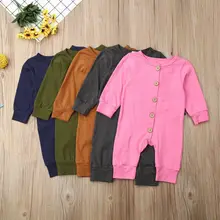 Осенняя одежда для новорожденных мальчиков и девочек; комбинезон с длинными рукавами; комбинезон; одежда для малышей; детский зимний комбинезон; комбинезон для новорожденных
