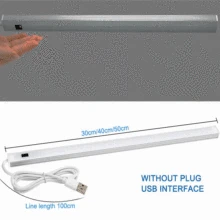 

Induction Light Bar Lamp 30 / 40 / 50cm Hand Scan Sensor Lamp 5V High Brightness Wardrobe Intelligent Touch Kitchen Lamp 2021