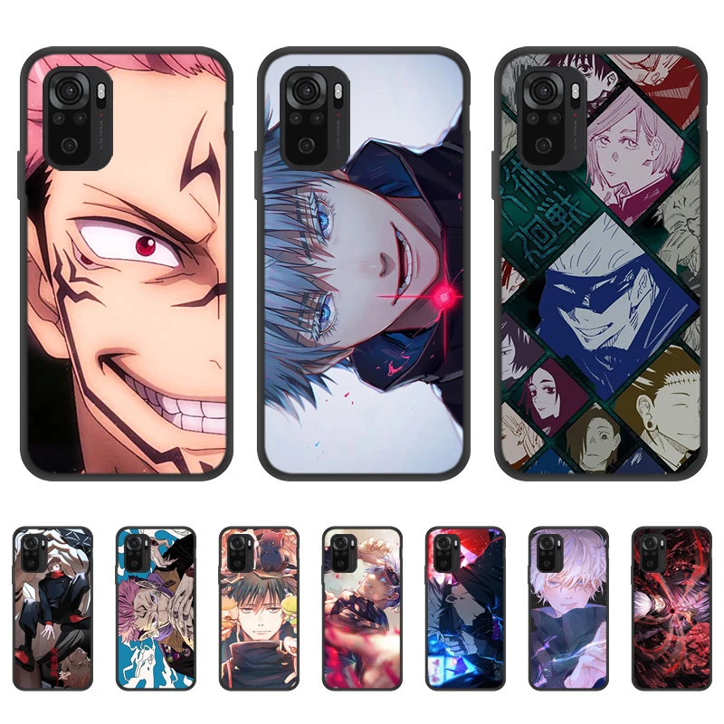 Jujutsu Kaisen Anime Case For Xiaomi Redmi Note 10 9 Pro Case For Redmi Note 8 7 Pro 8t 9t 9s 10s Note9 Pro Max Cover Funda Etui Phone Case Covers Aliexpress