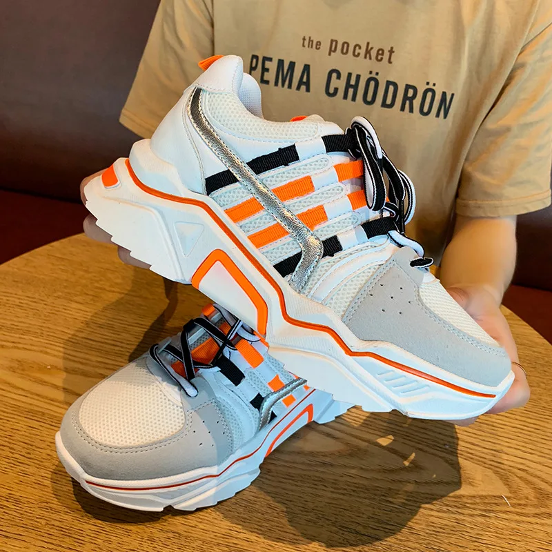 

NEW Sneakers Women print Mesh Flat Autumn Ladies Lace Up Stretch Fabric Platform Vulcanized Casual Shoes Female Breathable