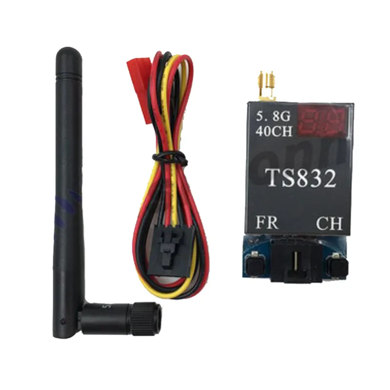 

Hot 1PC TS832 RC832 FPV Transceiver Photography Transmitter Receiver 5.8G 600mW Image Transmission 40 Frequency Point for RC Dro