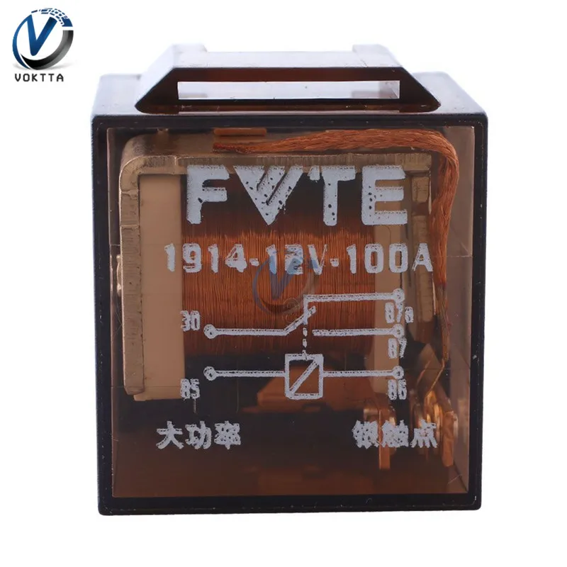 DC 12 V/24 V 80A 100A 5Pin SPDT Автомобильное устройство управления автомобильные реле высокой емкости коммутационный релейный модуль водонепроницаемый автомобильное реле