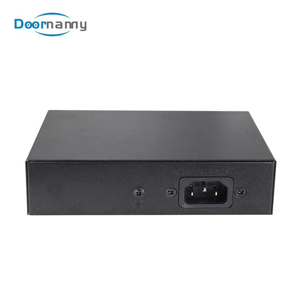 DOORNANNY 48V 6 портов 10/100/M сетевой коммутатор питания через Ethernet локальная сеть IEEE 802.3af/at подходит для IP камера/Беспроводной AP/IP CCTV камера 250 м