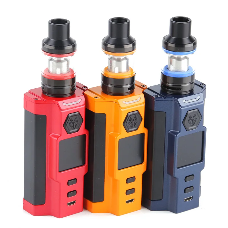 

Snowwolf Vfeng-S Kit Sigelei Box Mod Kit 230w Vape Mod 2.8ml Tank 1.30 Inch TFT Color Screen Vfeng S E Cigarette Kit