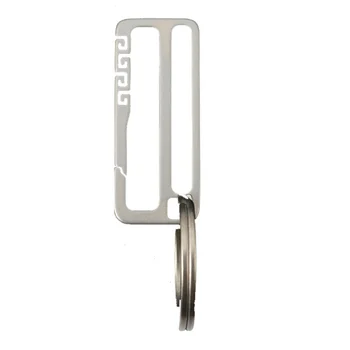 

Keychain titanium alloy belt buckle Key Chain Titanium Alloy Buckle Men's Waist Hanging Ring Custom Creative Gift EDC Buckle