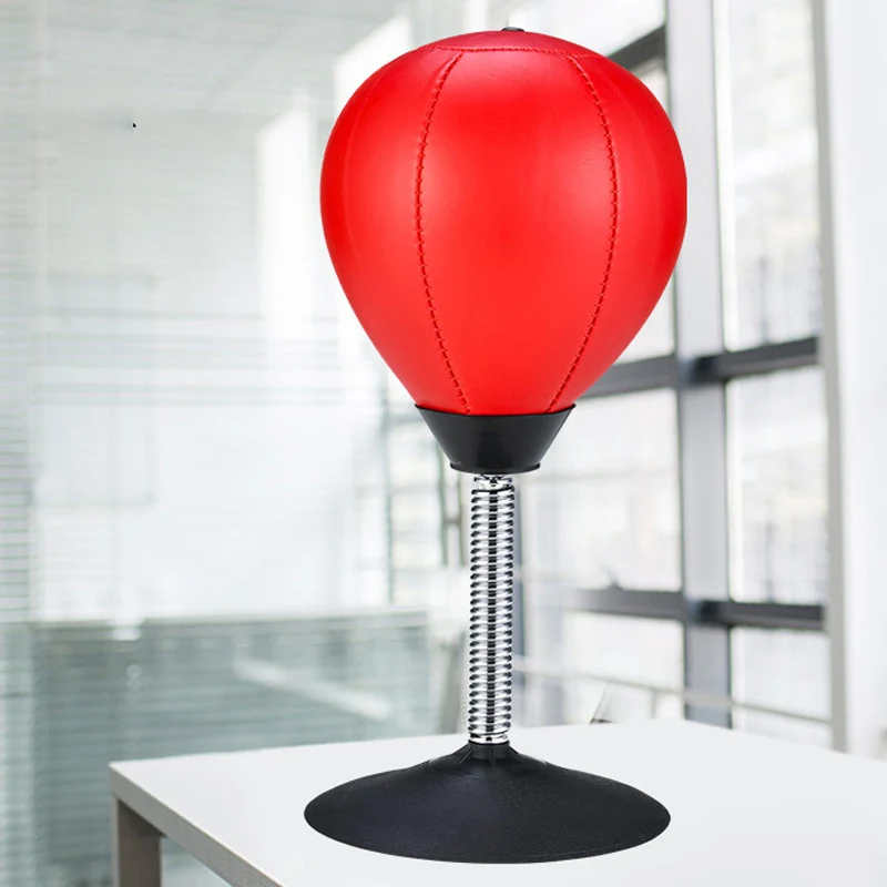 Boxing Punching Bag Speed Ball Desk Desktop Training Sparring Stress Release