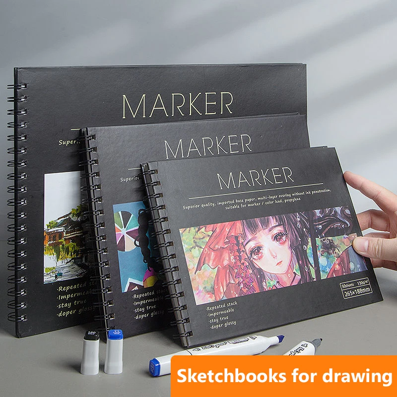 4K 8K 16K Thicken Sketchbooks for drawing Sketch Book Student Art