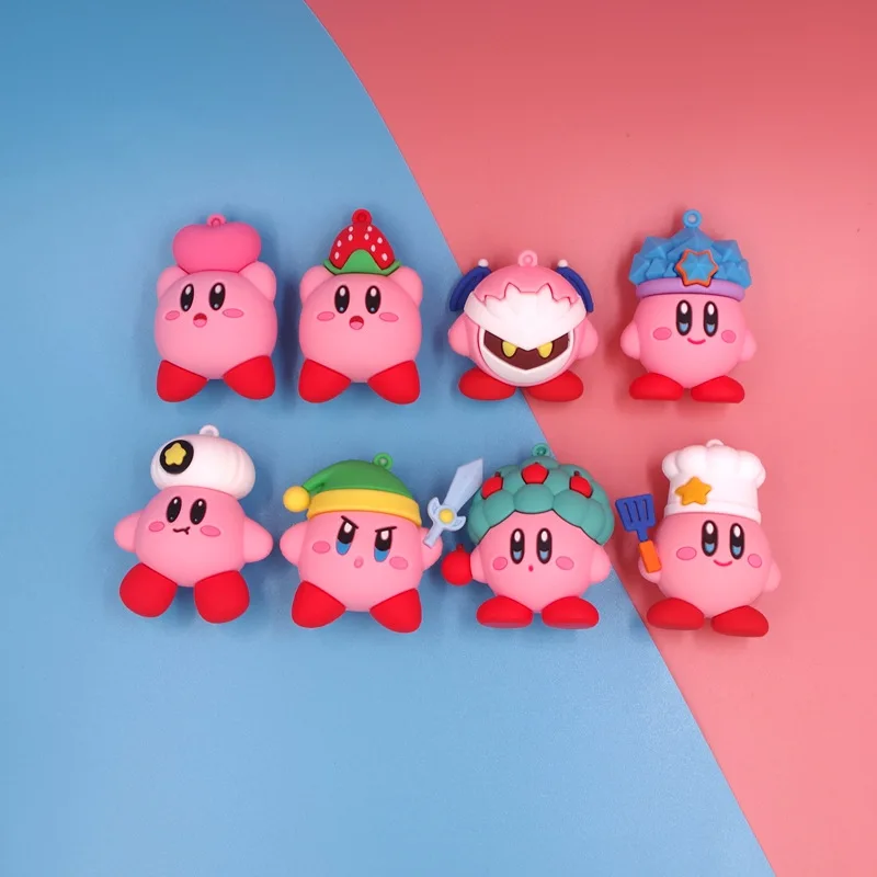 8 шт./компл. Kirby Аниме игры милые Мультяшные розовые вадл ди ДУ коллекционные