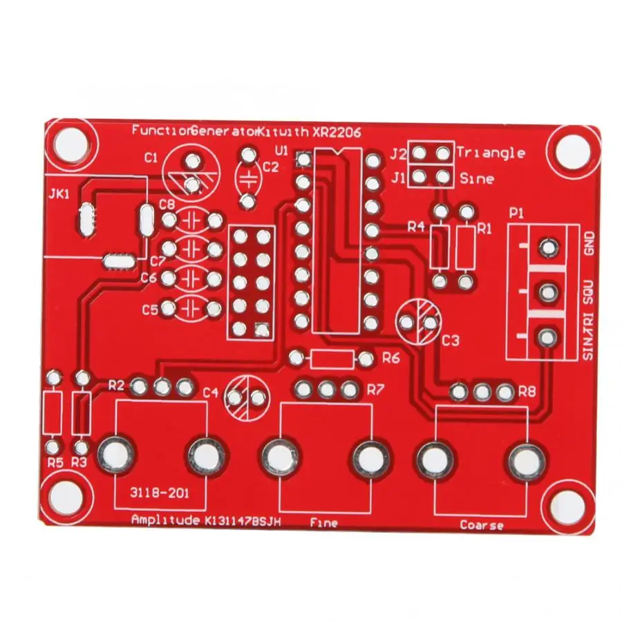 XR2206 генератор высокого сигнала DIY Kit Регулируемая Частота функция генератор 1 Гц-1 МГц
