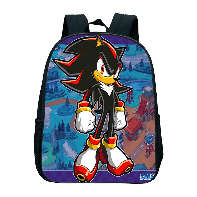 Sonic Дошкольный рюкзак для мальчиков и девочек школьная сумка детского сада милый