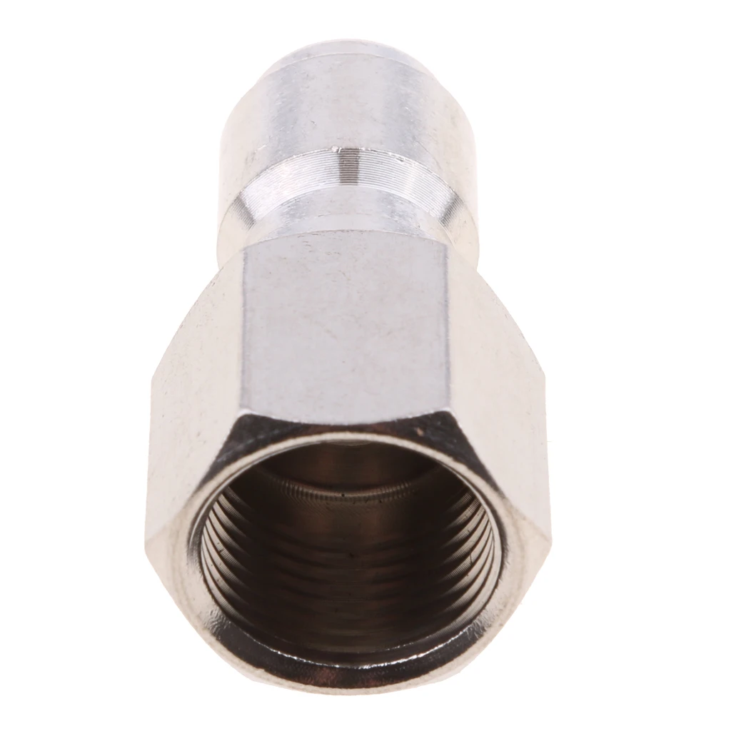 Quick Release Pressure Washer Hose Coupling with 3/8 Male Thread, For 15mm Female Thread