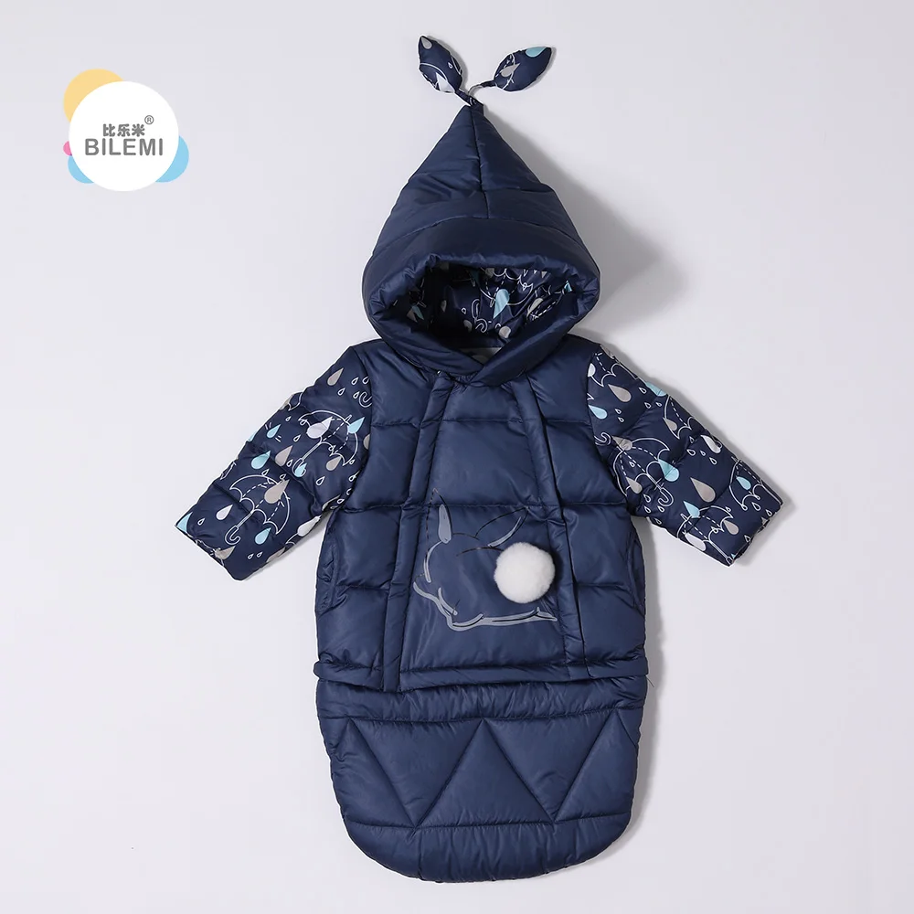 Navy blue Bilemi/милый детский костюм для новорожденных; комбинезон для мальчиков - Цвет: Navy blue