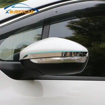 

Xburstcar 2Pcs/Set Stainless Steel Car Rearview Mirror Protect Strips Rear View Mirror Sticker for Peugeot 2008 208 2014 - 2017