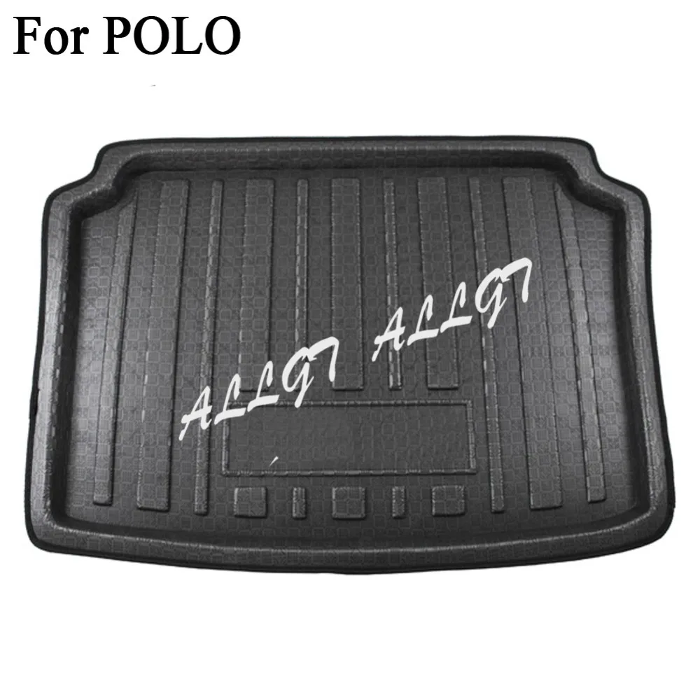 Напольный коврик для багажника Volkswagen Polo Hatchback 2010 2011 2012 2013 2014 2015 2016 2017 черный| |