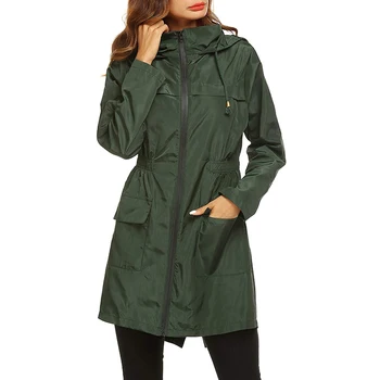 

Laamei Women Waterproof Packable Hooded Jacket Outdoor Hiking Clothes Lightweight Raincoat For Women Waterproof Outwear