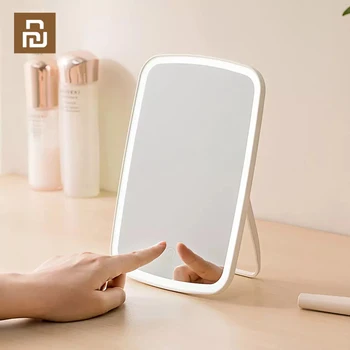 

Youpin Makeup Mirror with LED Cosmetic Mirror with Touch Dimmer Switch Battery Operat Stand for Tabletop Bathroom Bedroom Travel