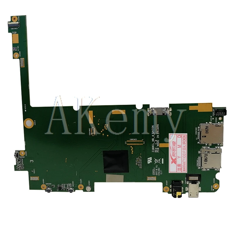 NEW original 90NP01T0-R00010 60NP01T0-MB5100 For Asus ZenPad 10 Z300CL tablet motherboard 32G SSD 2GB RAM Z3560 CPU Mainboard