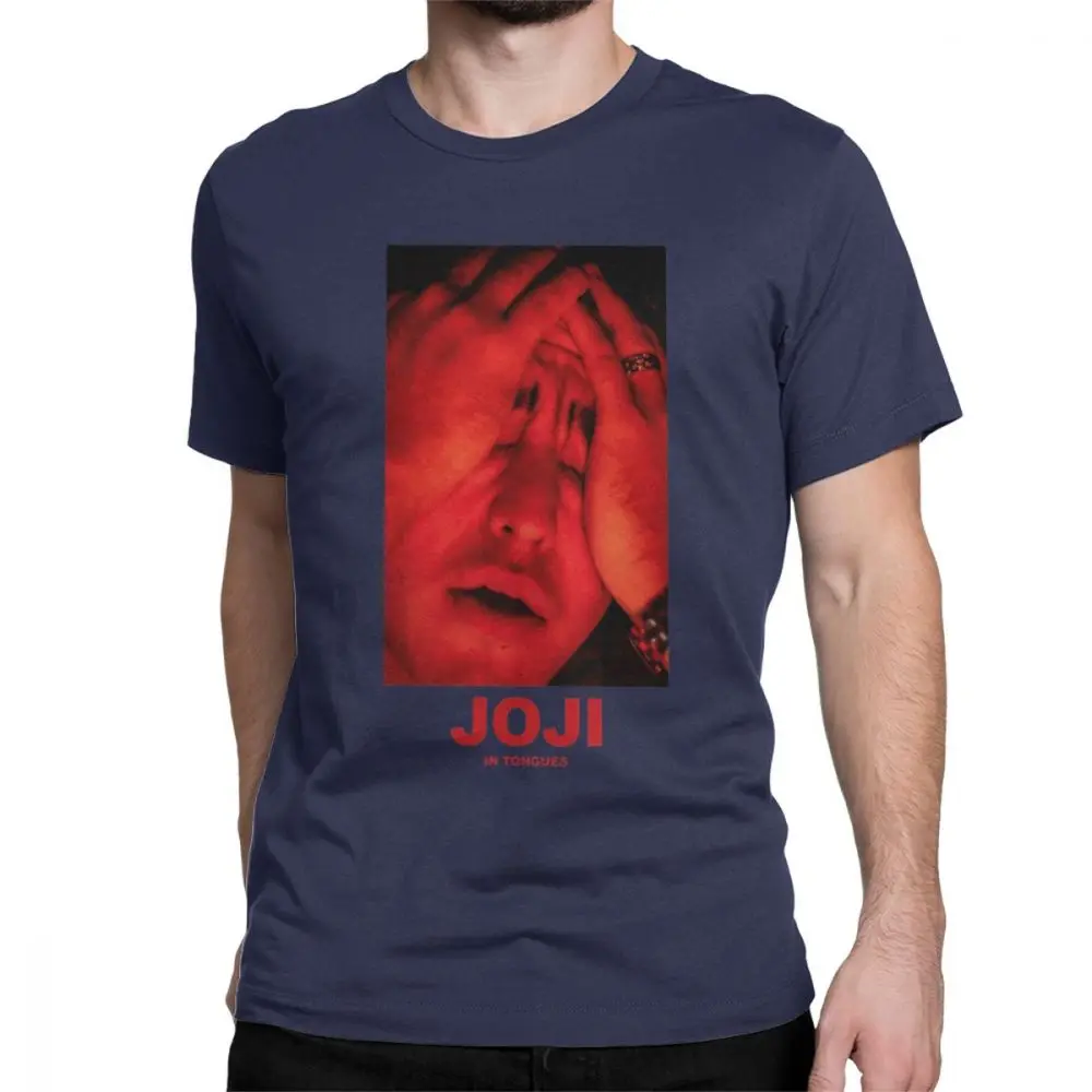Мужская футболка Joji, грязный Франк, розовый Guy Meme, японский Ютуб, хлопок, безумные футболки с коротким рукавом, летняя футболка - Цвет: Navy