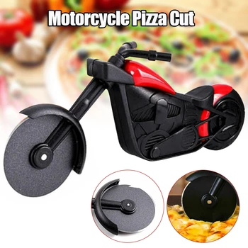 

Stainless Steel Pizza Cutter Motorcycle-shaped Pizza Cake Slicer Roller Cutter Kitchen Tools EIG88