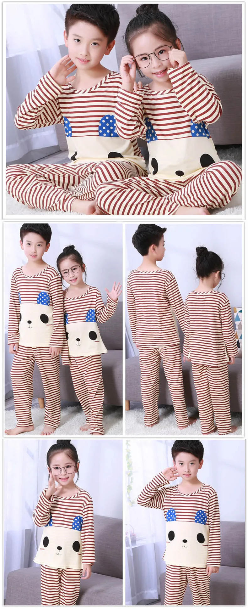 Summer Children Pajamas Girl Sets Kid Pyjamas Boy Cartoon Homewear Pajamas Set Boy Outfits Child Pyjama sleepwear for toddler girl