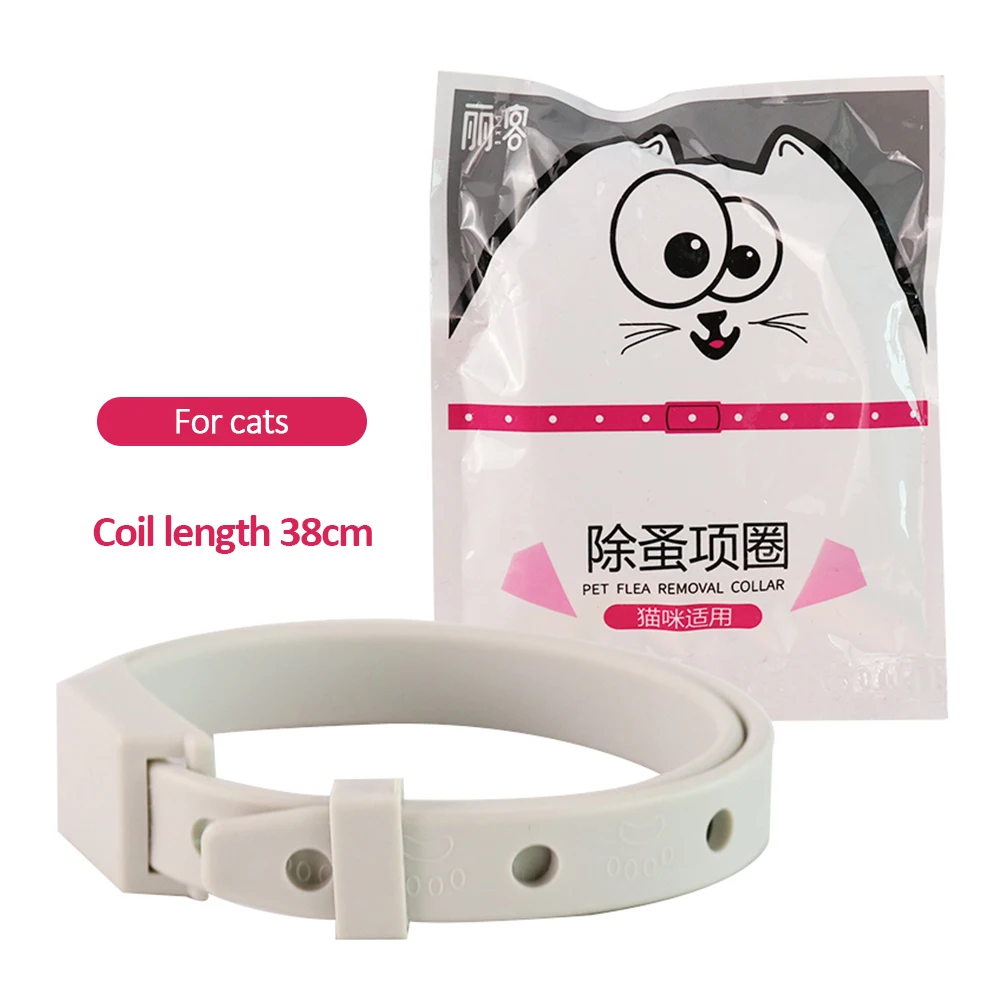 Dogs Cats Collar Anti Mosquito Flea Repellent Silicone Adjustable Pet Collar Decoration Durable Collars Pet Products
