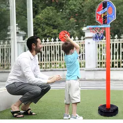 Ensemble de jeu de Basket ball pour enfants, réglable, pour Sports de plein air, jeu d'interaction d'intérieur, pour garçons 