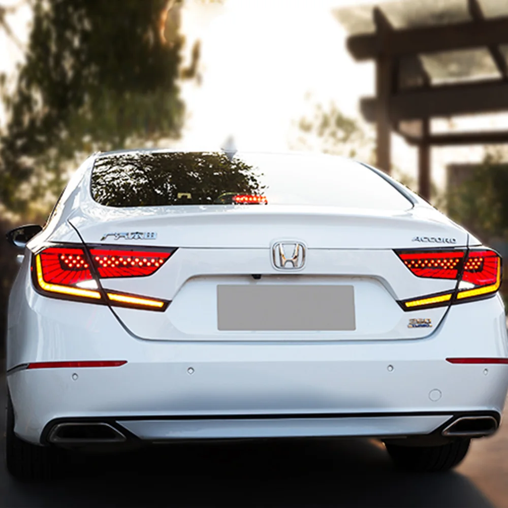 Светодиодный фонарь светильник s в сборе для Honda Accord- светодиодный задний фонарь стоп-сигнал заднего хода светильник беспроводной сзади Резервное копирование лампа DRL для хвостовой части автомобиля светильник s