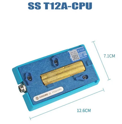 SS-T12A для iPhone X, системная плата, Расслоенный нагревательный стол, 185 градусов, точная платформа быстрого разделения - Цвет: T12A-CPU Handle