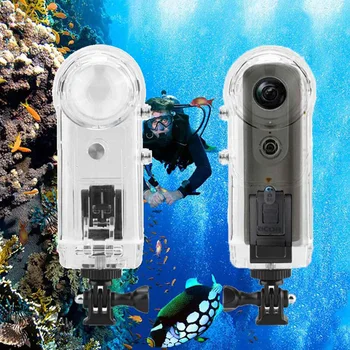 

30m Housing Quick Release Waterproof Case Protective Shell Transparent Underwater Diving Camera Accessories For Ricoh Theta SC