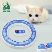 DIY игрушка для питомцев кошек трек мяч комбинированный тип Кот интеллект игрушки для кошек тренировка развлечение пластмассовый туннель