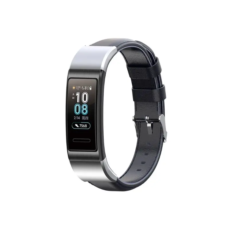 Сменный кожаный ремешок для часов huawei Band 3/Band 3 Pro/TER-B09/TER-B29 Смарт-часы
