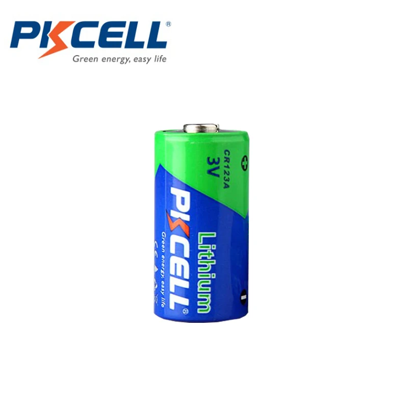 Disposable Battery 20 X PKCELL CR123A 3v battery CR 123A CR17345 KL23a VL123A DL123A 5018LC EL123AP lithium Non-rechargeable batteries lithium battery