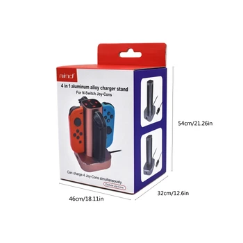 

4-in-1 Charging Stand Charging Dock for Switch Pro Game Controller 203A