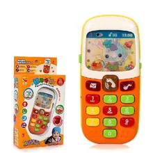 Электронный игрушечный телефон детский мобильный телефон развивающие Обучающие игрушки музыка ребенок младенец телефон лучший подарок для детей