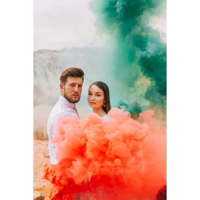  Colored smoke red, 1.75 '' charge, MAXI, very high intensity, 30 sec, 11.5 cm 4069184 Decoration ► Photo 3/5
